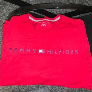 Tommy Hilfiger shirt long sleeve red